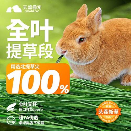 烘干全叶新北提摩西草段绿草料