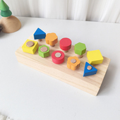 形状螺丝幼儿童宝宝拧螺丝钉螺母组合拆装 拆卸积木制玩具 益智拼装