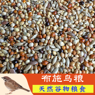 布施鸟粮鸟食麻雀专用饲料阳台窗台户外野外野鸟小米斑鸠喜鹊乌鸫