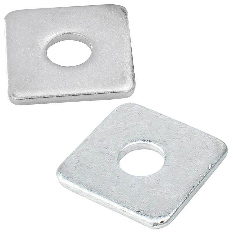 铁镀锌方垫片方形垫片金属正方形垫圈四方垫片大全M6M8M10M12,五金/工具,垫圈,淘宝优惠券,粉丝福利购,淘宝优惠卷