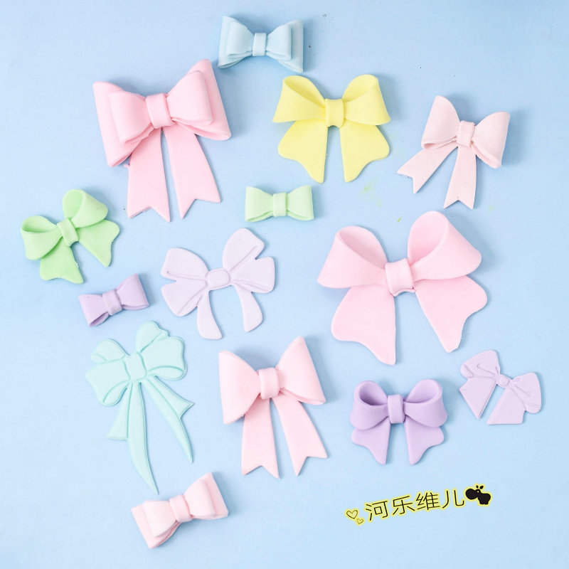 翻糖立体蝴蝶结卡通造型切模