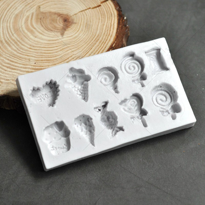 翻糖棒棒糖冰激凌糖果硅胶模具