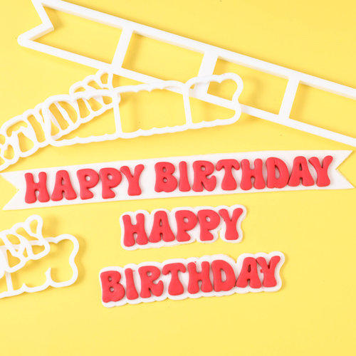 英文字母横幅翻糖压模