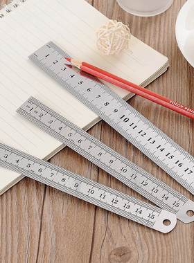 15cm30cm薄款  钢直尺子不锈钢金属直尺 糖牌翻糖测量工具