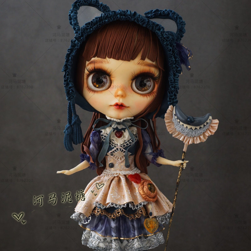 河马泥糖硅胶脸模具小布模具翻糖脸模 翻糖人偶模具娃娃脸翻模