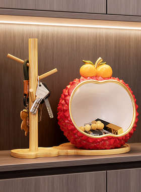 新年装饰大吉大利入户门口放钥匙实用玄关收纳摆件新家鞋柜置物架