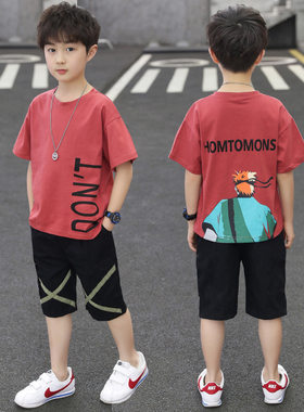 夏装男童短袖小孩夏装