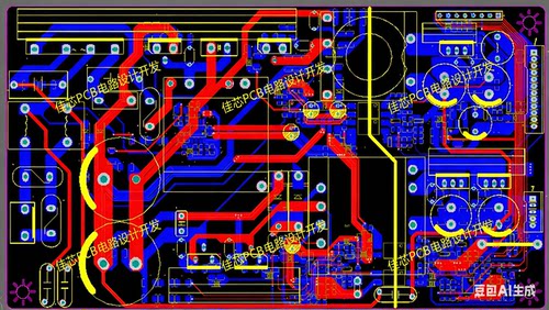 AD电路设计PCB布线代画原理图修改Layout走线学生工程师加急出图
