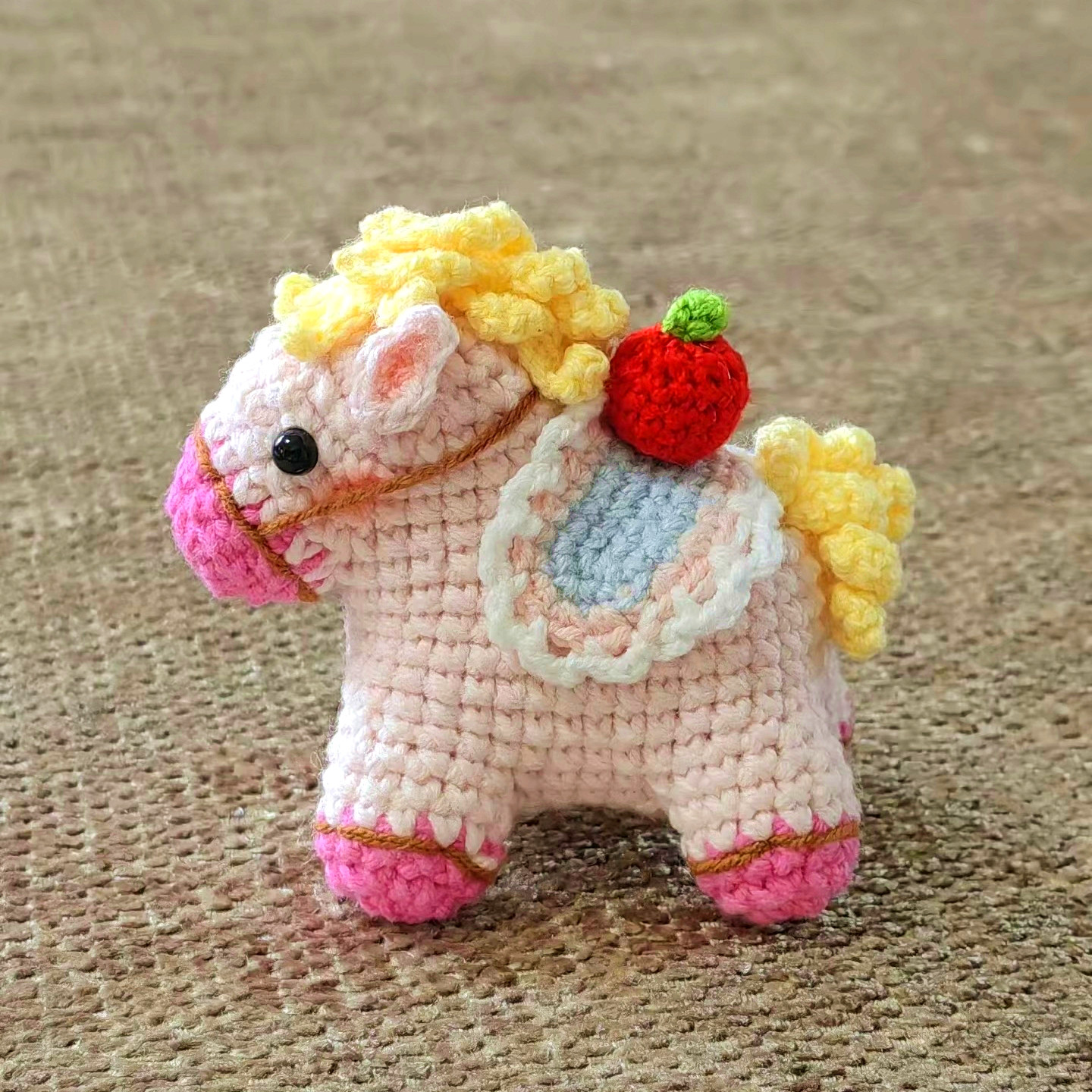 DIY手工小马驹玩偶挂件