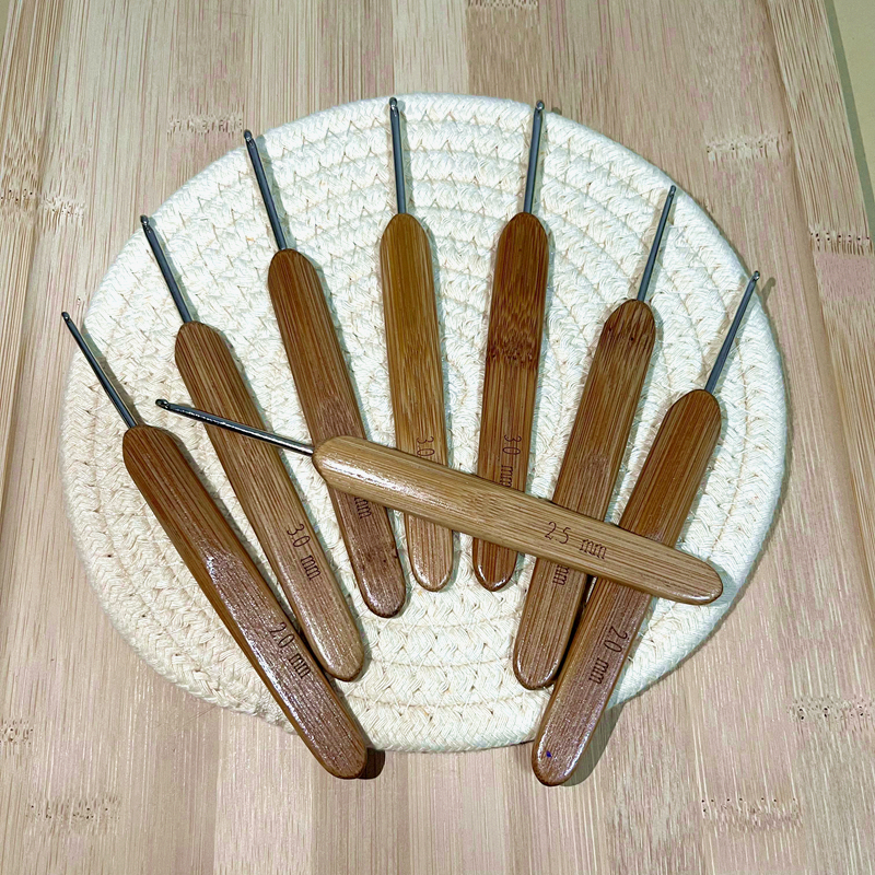 竹木柄顺滑钩针精铸款式