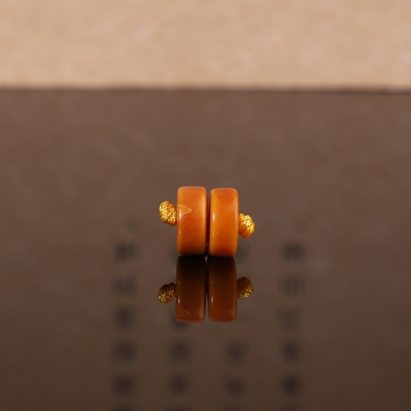 俄料老蜜蜡古董蜜蜡直切隔片对珠8.2*3.5mm 精品垫片手链配珠 G53