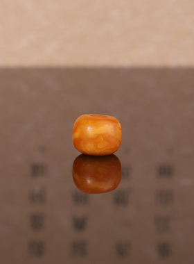 俄料老蜜蜡老型珠散珠8.2*6.3mm 琥珀蜜蜡手串diy配饰单珠 MSLL16