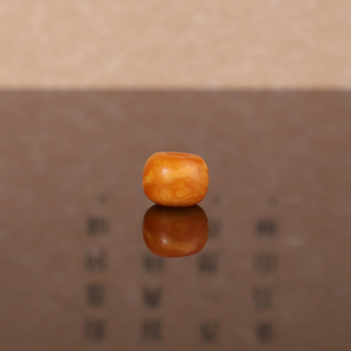 俄料老蜜蜡老型珠散珠8.2*6.3mm 琥珀蜜蜡手串diy配饰单珠 MSLL16
