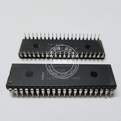 P80C31BH原装拆机芯片集成电路控制器单片机INTEL DIP40直插