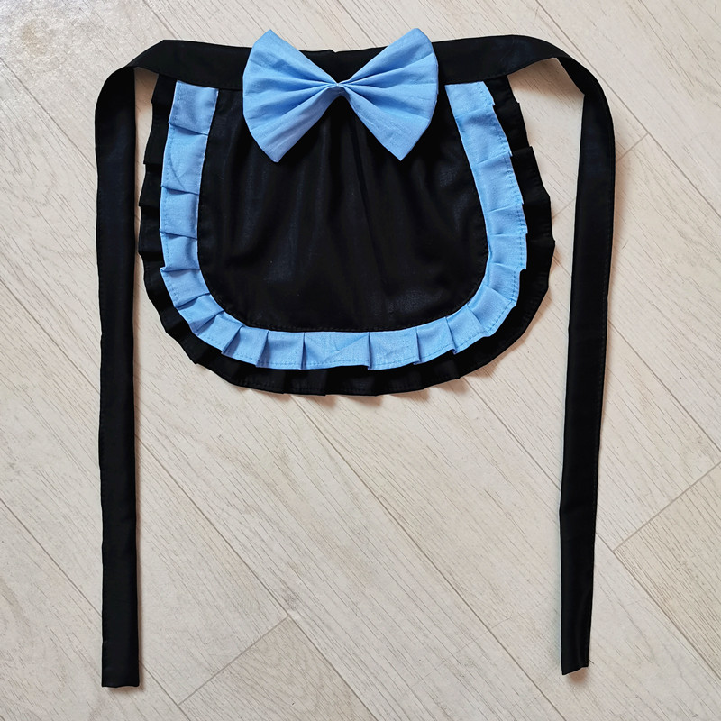 原创设计 lolita百搭围裙 可爱搭配日常围裙  粉色爱心 蕾丝小裙