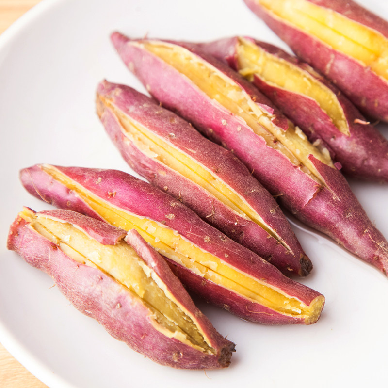 包邮临安天目山小香薯粉糯甜地瓜新鲜农家现挖红薯板栗番薯5斤装