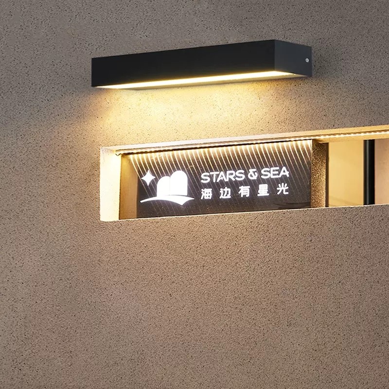 壁灯户外防水别墅庭院入户灯服装店铺门头招牌灯长条装饰墙灯热卖