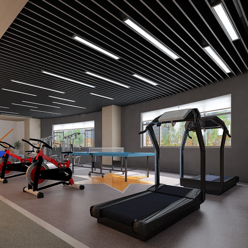 高亮方通专用灯led长条灯超亮办公灯铝方通办公室吸顶吊灯格栅