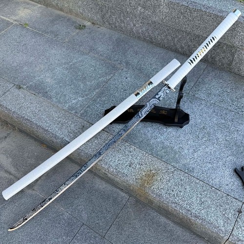 野外绣春刀苗刀钢刀武术收藏训练武侠高锰钢摆件装饰高性能未开刃