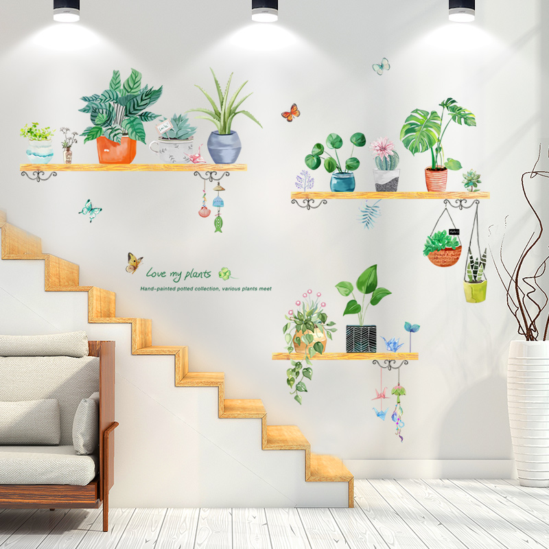 自粘墙贴纸贴画猫咪卡通动物可爱楼梯墙面装饰幼儿园环境布置材料图片