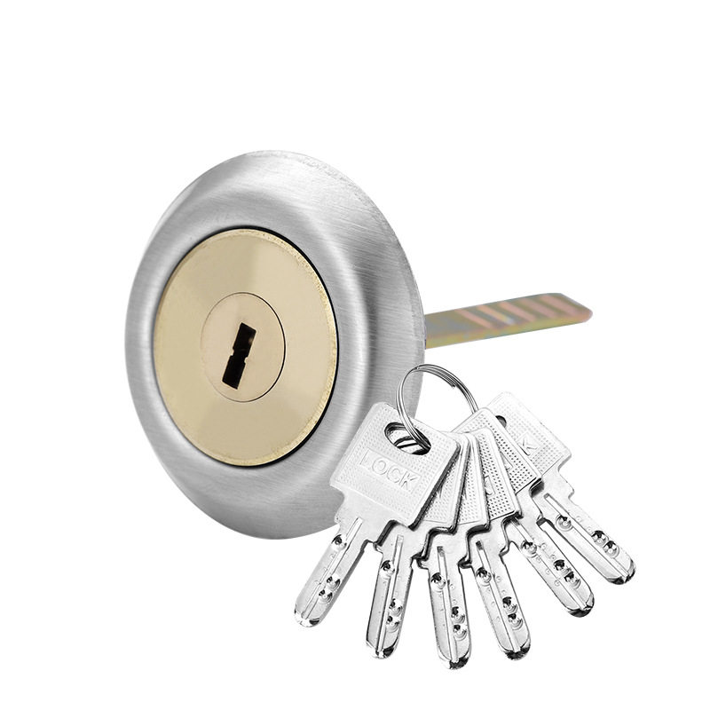 全铜锁芯 老式外装门室内大门铁门防盗防撬通用型十字超B级锁芯