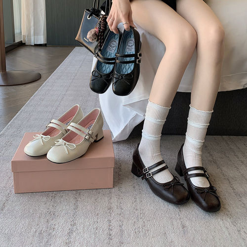 韩版小个子玛丽珍鞋女秋季新款