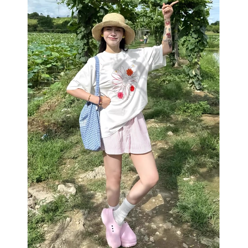 胖mm大码300斤简约韩版百搭短裤女夏新款外穿高腰宽松休闲沙滩裤2图片