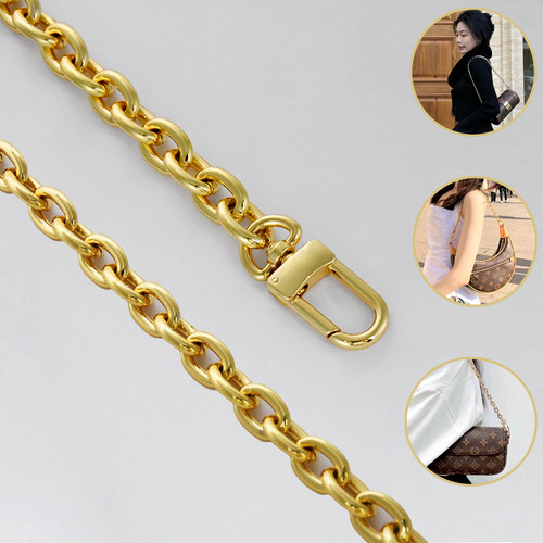 巴比龙链条肩带ivy麻将包带延长配件适用lv月亮包腋下包链子单买