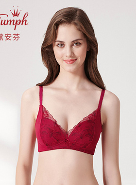 黛安芬风格节庆性感内衣本命年薄款女无钢圈文胸11-1719