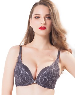 古今专柜内衣 挂脖肩带性感调整型文胸0D850 上薄下厚款