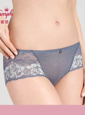 Triumph/黛安芬轻丰采魅力性感内裤女蕾丝透气中腰平角裤87-2016