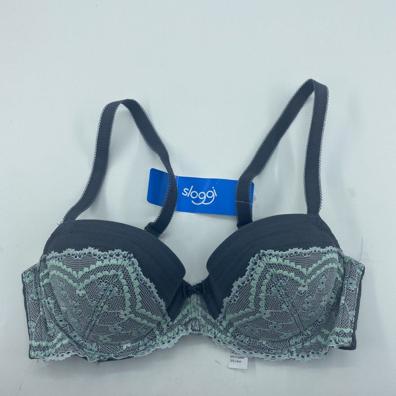 sloggi蕾丝钩花聚拢无插片文胸