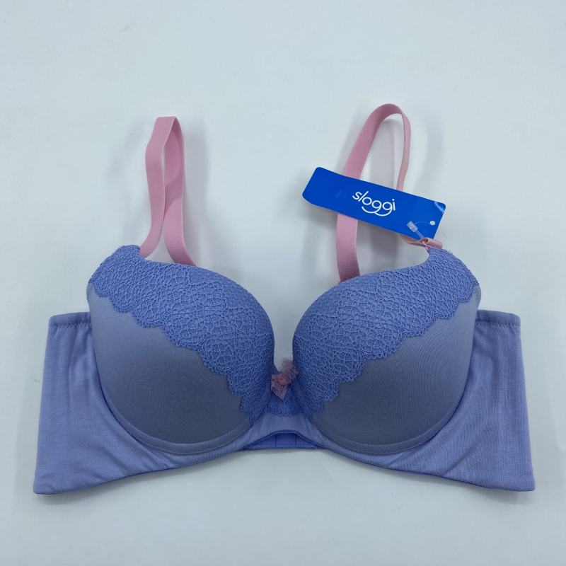 sloggi蕾丝钩花收副乳聚拢文胸