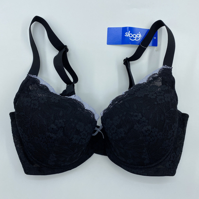 黛安芬蕾丝钩花聚拢文胸收副