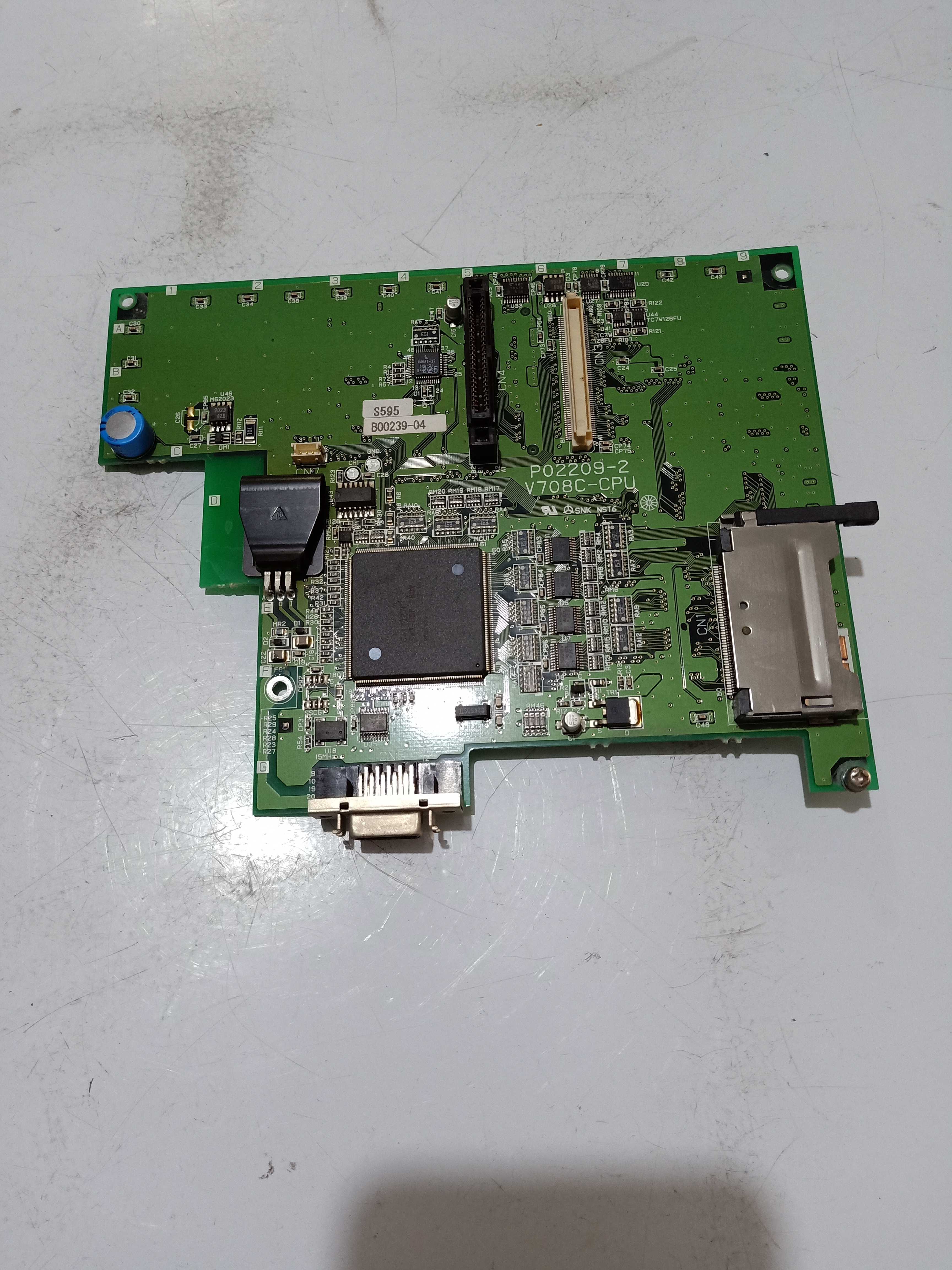 富士白光触摸屏 V708CD主板P02209-2 V708C-CPU 原装拆机实图工控