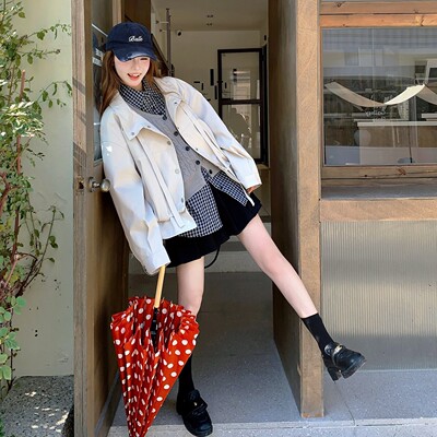 【大货首发】总共水洗抽绳外套D81 P165K248