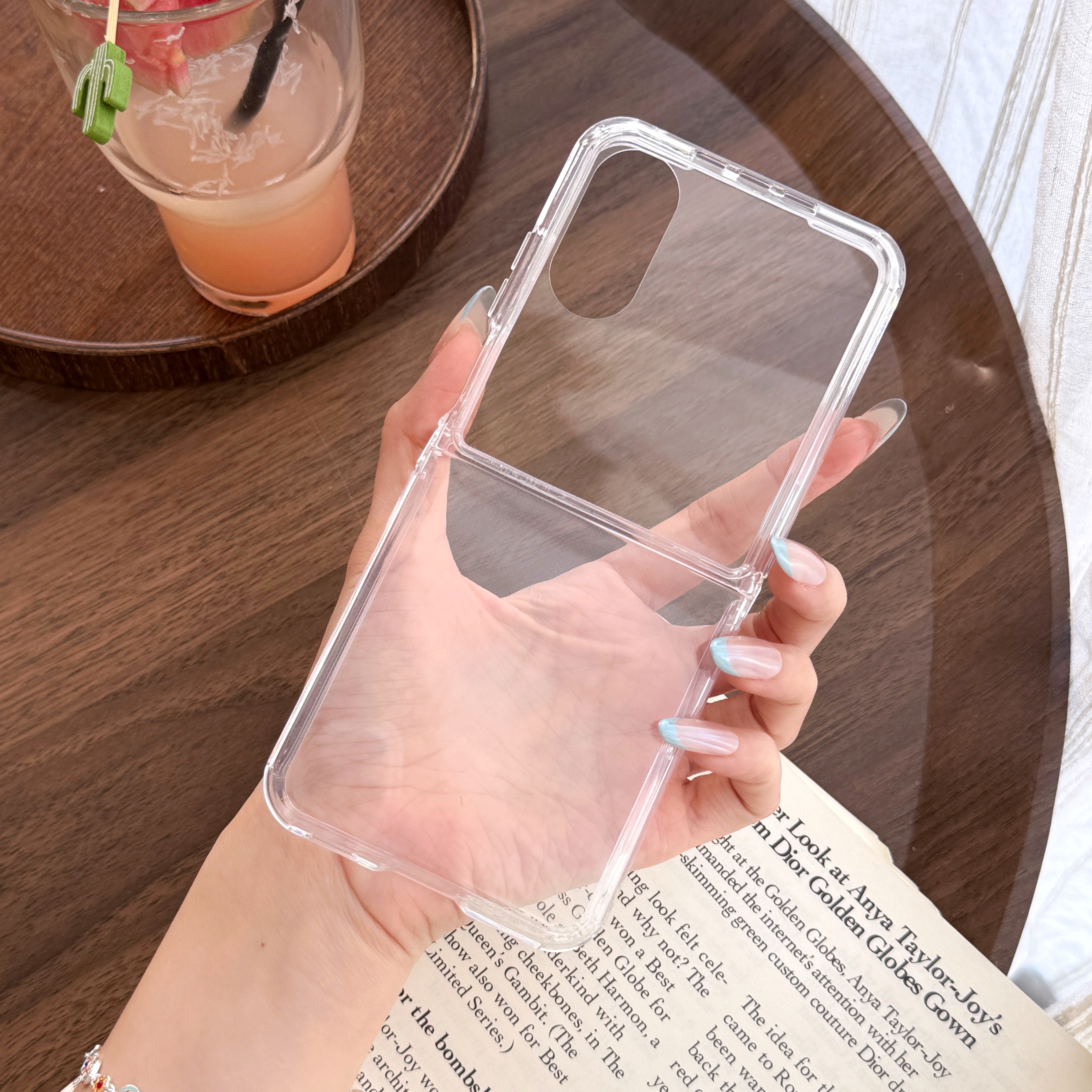 小米mixflip2透明全包防摔手机壳