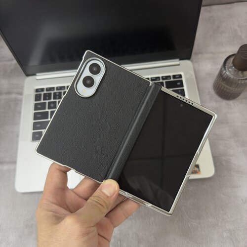适用三星zfold8手机壳新款阔折叠高端荔枝纹zfold8ultra折叠磁吸铰链zfold7全包防摔zfold6简约高颜值保护套
