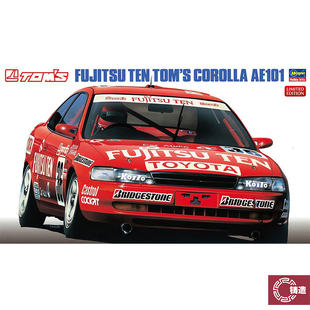铸造模型 长谷川 1/24 Fujitsu Ten Tom`s Corolla AE101 20302