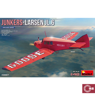 铸造模型 MINIART 48007 1/48 容克斯Junkers-Larsen JL.6 飞机