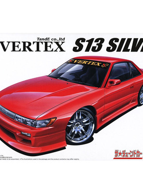 铸造模型 青岛社拼装模型 1/24 日产 VERTEX PS13 Silvia 06989