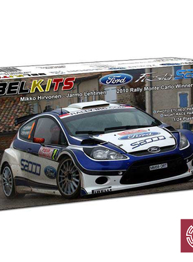 铸造模型 Belkits BEL002 1/24 福特FIESTAS2000 蒙特卡洛站 2010