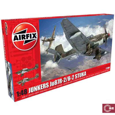 铸造模型 AIRFIX拼装飞机 A07115 Junkers JU87B-2/R-2 1/48