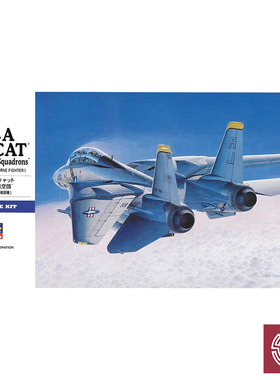 铸造模型 长谷川拼装飞机 00544 美国现代F14A熊猫战斗机 1/72