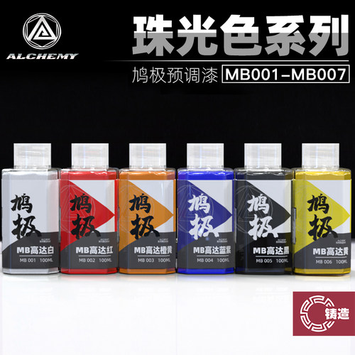 鸠极珠光色高达上色预调漆