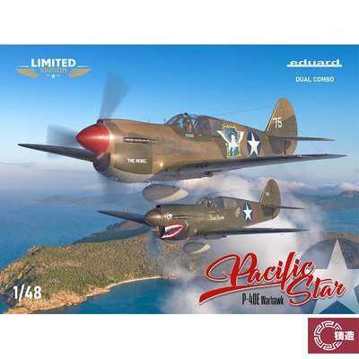 铸造模型 牛魔王 11185 “太平洋之星” P-40E  双机限定版 1/48