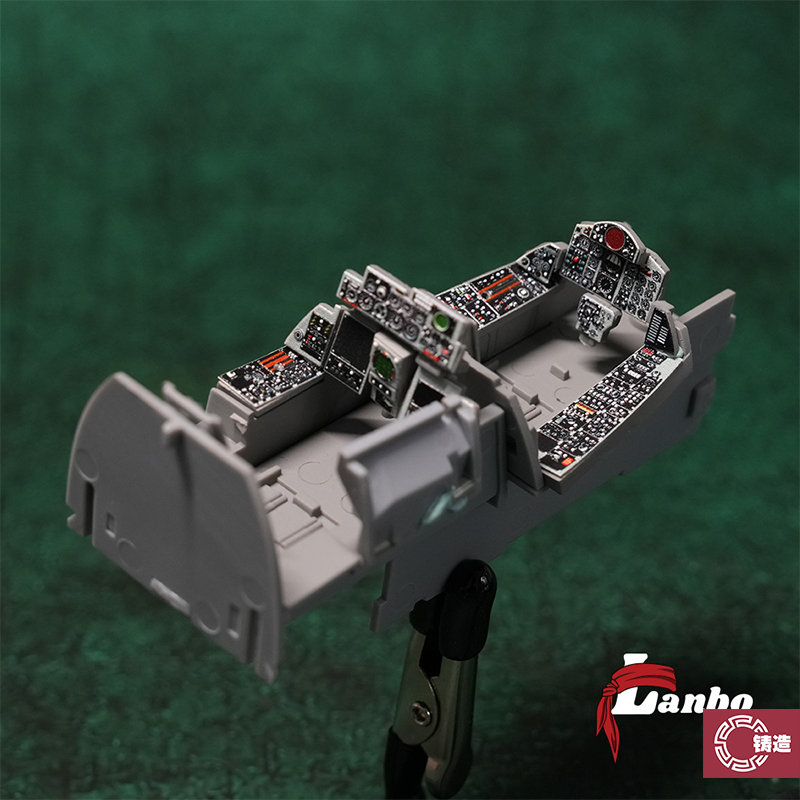 铸造 Lanbo3D彩色座舱仪表 48168 1/48 F-4D鬼怪战斗机 配造型村