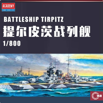 铸造模型 爱德美拼装舰船 14219 提尔皮茨号战列舰 1/800