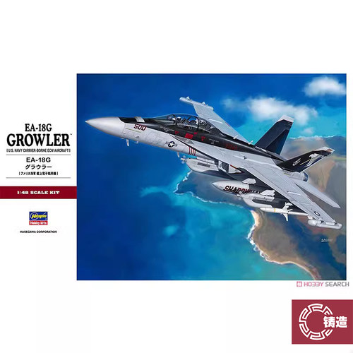 铸造模型 长谷川模型 1/48 美国 EA-18G“咆哮者”战斗机 07252