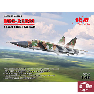 铸造模型 ICM模型 48905 MiG-25BM 截击机 1/48